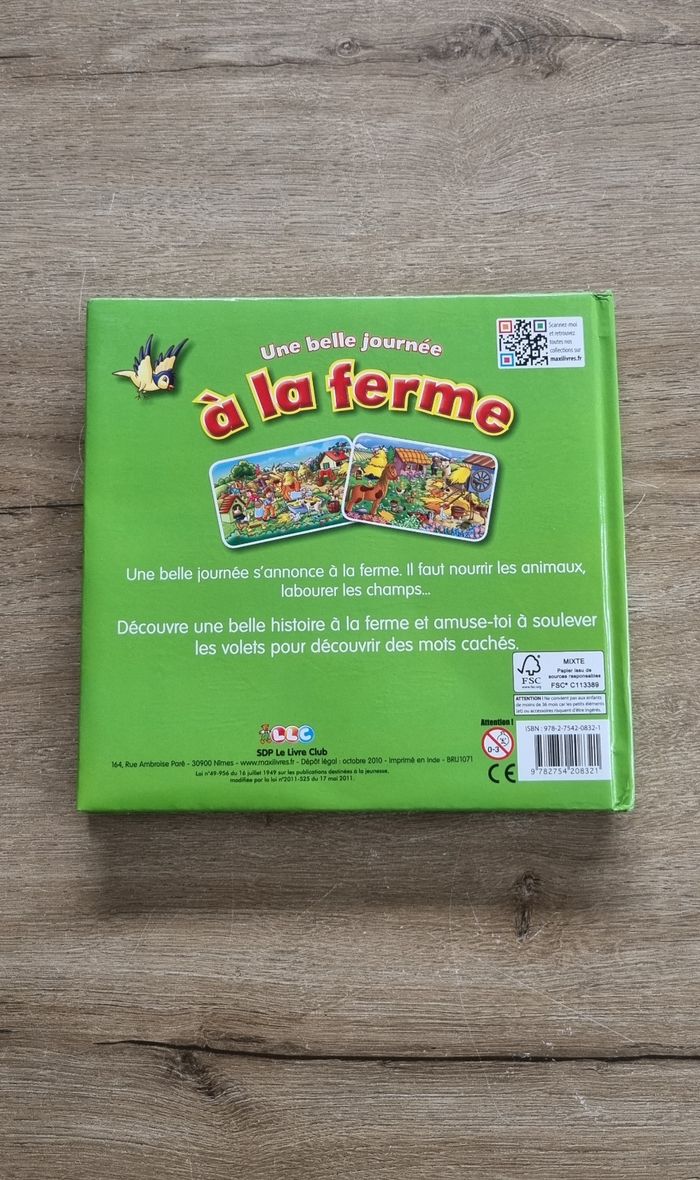 Livre à volets : Une belle journée à la ferme - photo numéro 9