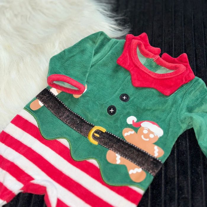 Pyjama Noël velour 3 mois - photo numéro 3