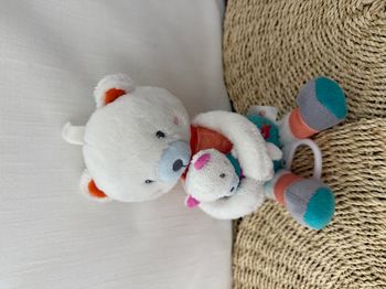 Doudou peluche ours bébé musical ouatoo