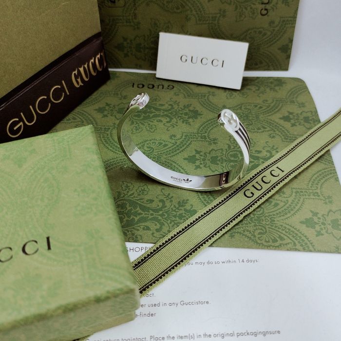 Bracelet Gucci * adidas en argent sterling noir - photo numéro 5