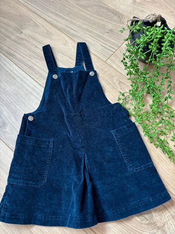 Robe salopette velours Jacadi