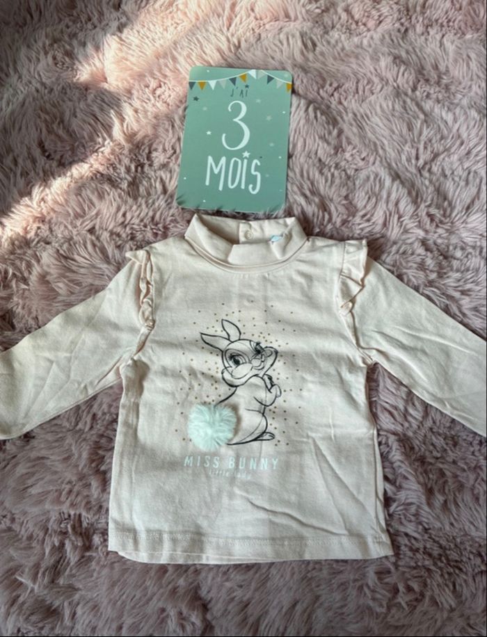 Pull bébé fille 3 mois