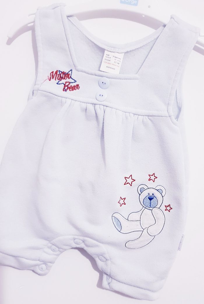 🐼 Salopette - Bleu clair - Aardvark - Naissance 🐼 - photo numéro 2