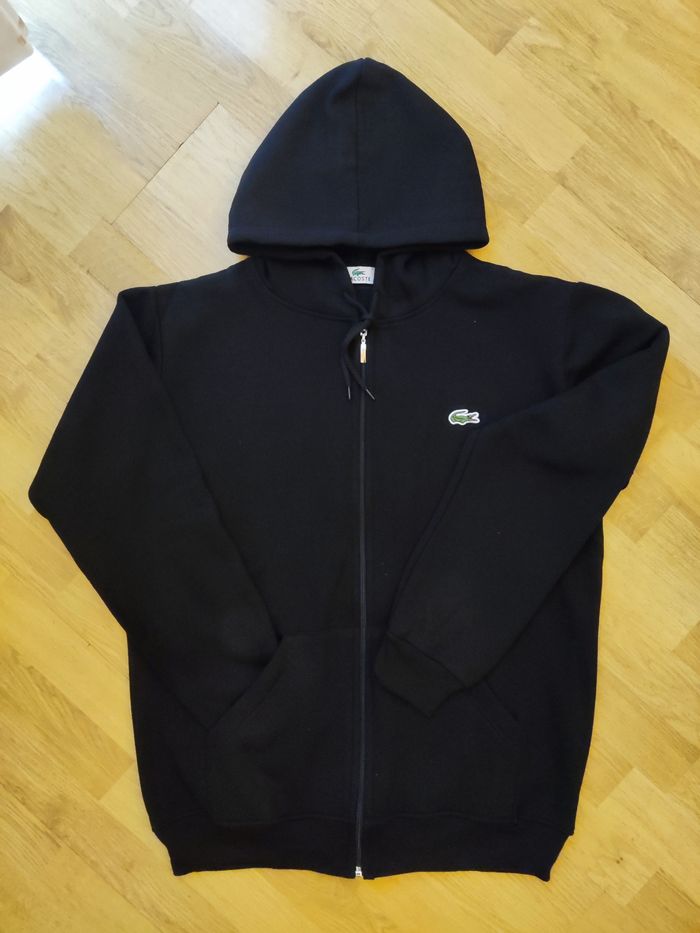 Enselble survetement lacoste noir taille XL - photo numéro 3