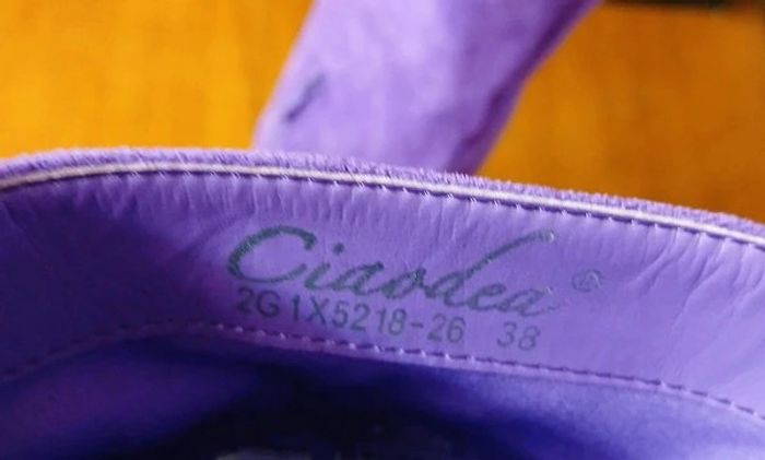 💜 Bottes violettes Ciaodea – Pointure 38 – Très bon état - photo numéro 8