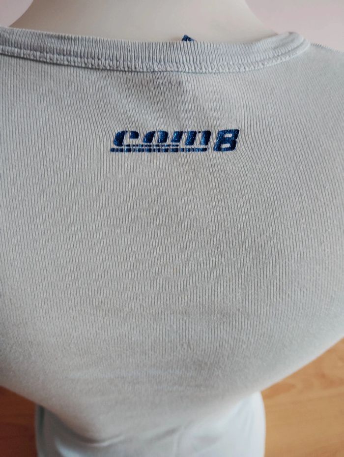 T-shirt bleu ciel - photo numéro 2