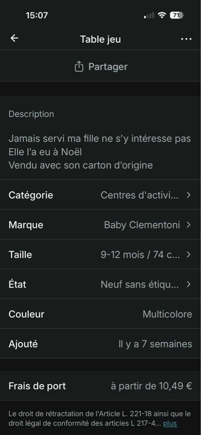 Table d’activité bébé - photo numéro 7