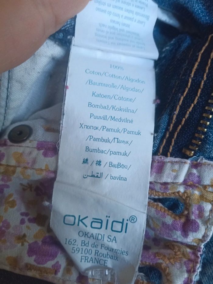 Pantacourt en jean fille 6 ans-0kaidi - photo numéro 14
