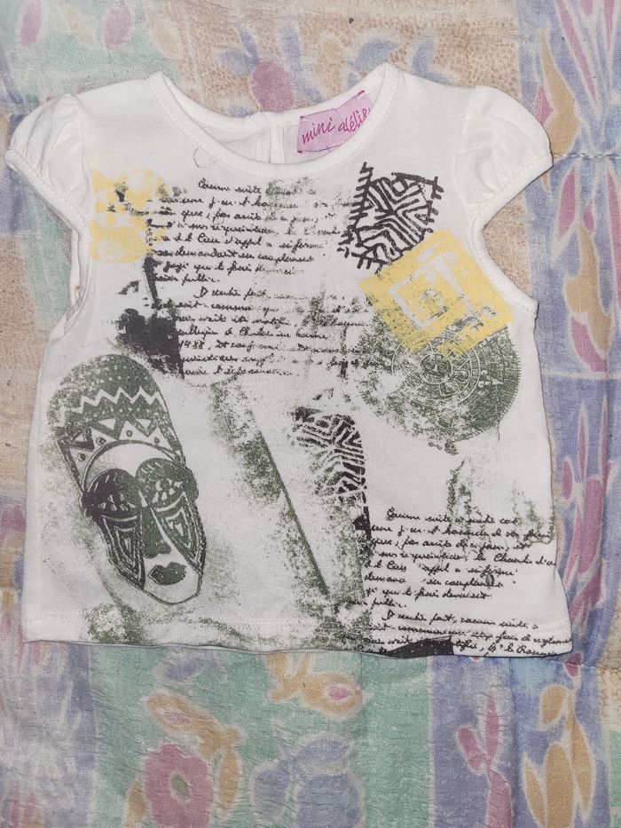 Tee-shirt fille 6 mois