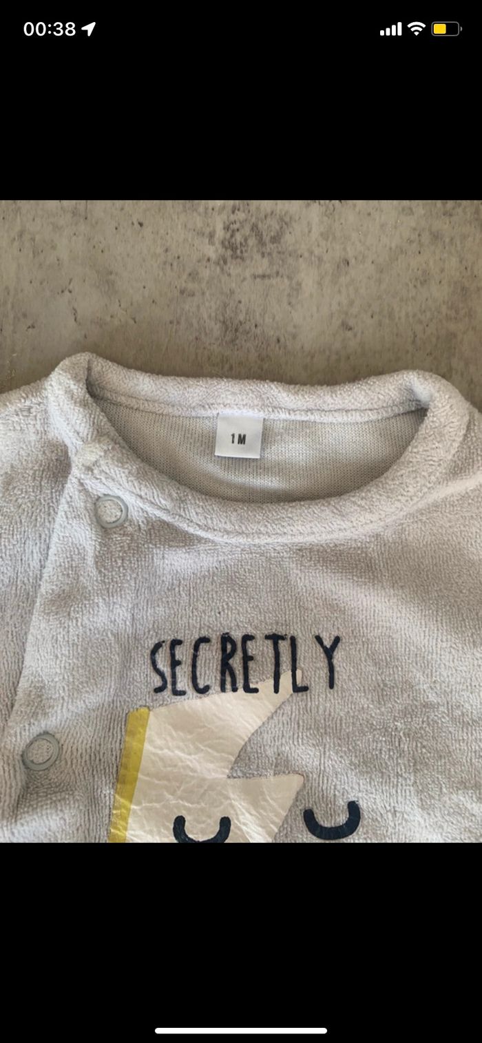 Lot pyjamas 1 mois - photo numéro 2