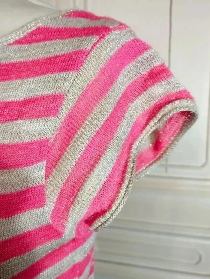 Robe Fine Laine Rose Or TS/M/L - photo numéro 8