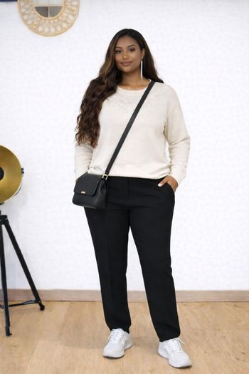 Pulls femme creme blodè