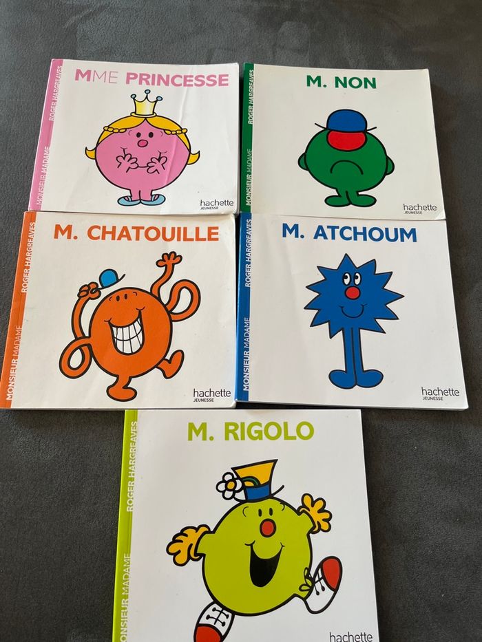 Lot 5 livres monsieur madame - photo numéro 1