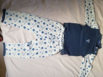 Pyjama 2 pièces AJ Auxerre