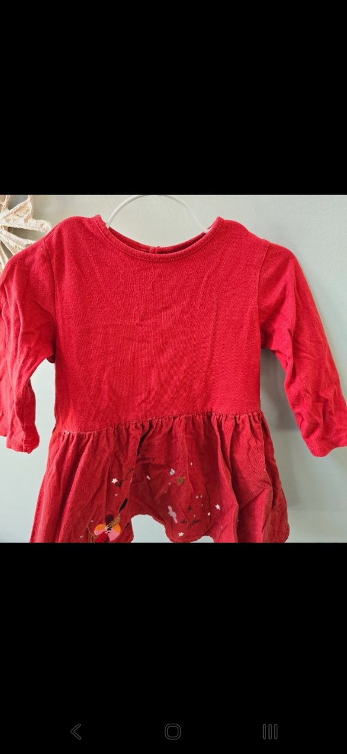 Robe + pull  catimini 12 mois - photo numéro 5