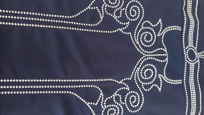 Robe bleu avec broderie K-design taille L - photo numéro 19