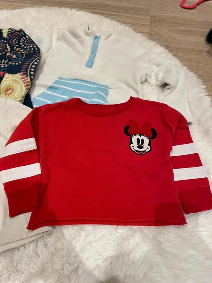 Lot sweat et polaire fille 4 ans - photo numéro 3