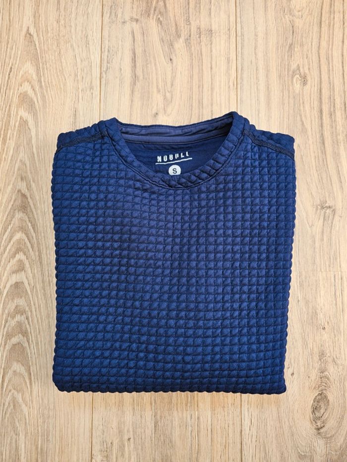 Pull Nobull matelassé bleu marine taille S femme