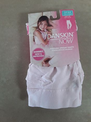 Collants sans pieds roses 2-4 ans DANSKIN NEUFS