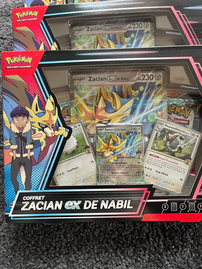 Coffret pokémon zacian ex de nabil - photo numéro 2