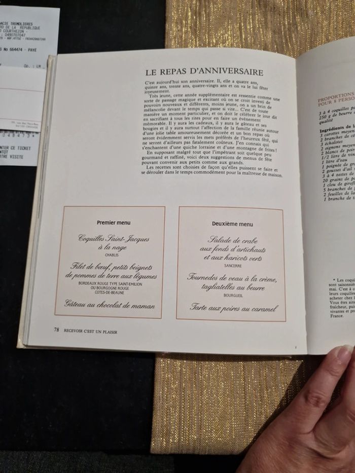 Livre Recevoir c'est un plaisir - photo numéro 4