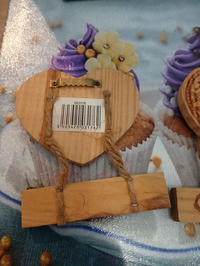 2 cœurs en bois cuisine et bain - photo numéro 5