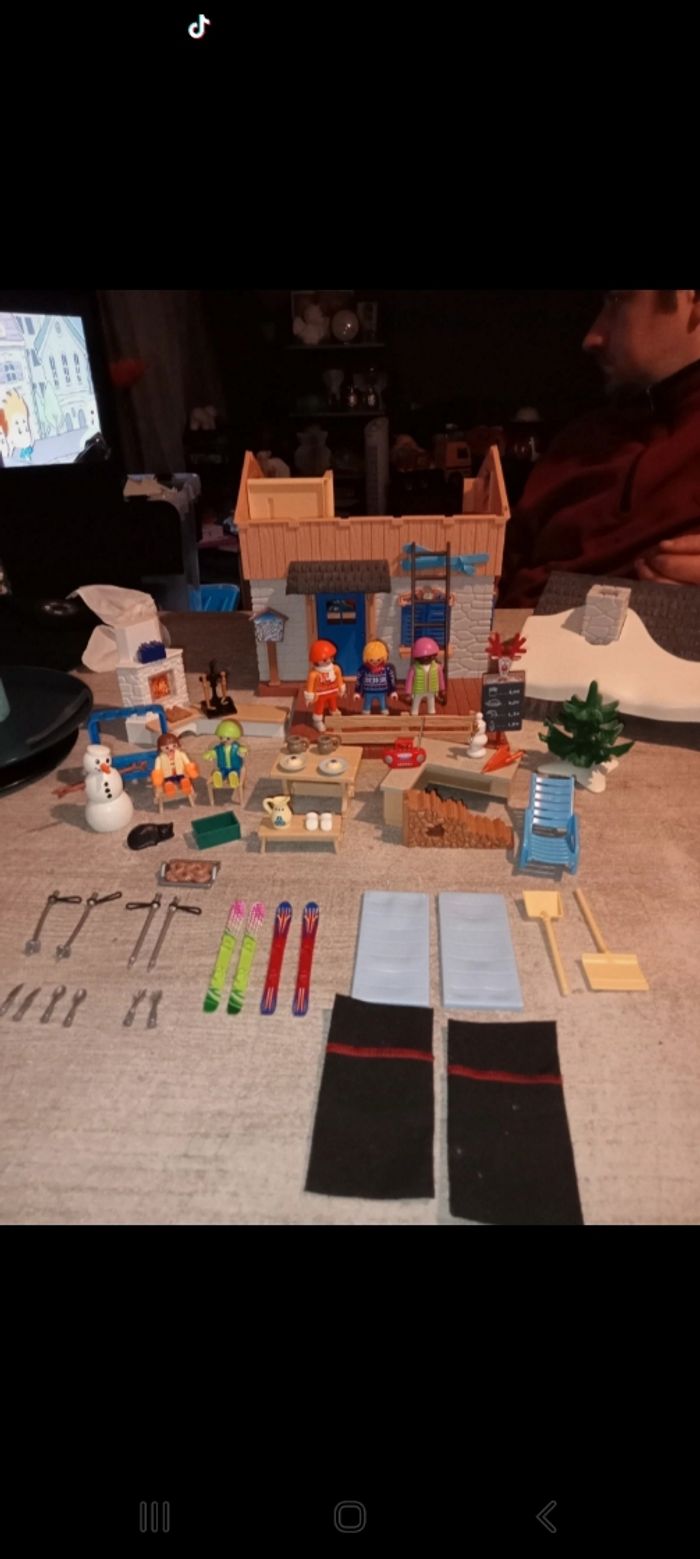 Chalet des neiges playmobil - photo numéro 2