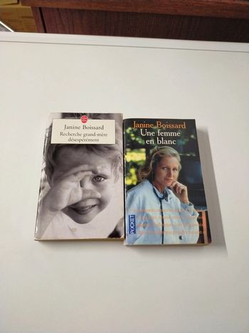 Lot de 2 livres Janine Boissard