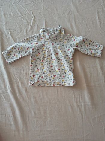 Tee-shirt  manches longues 3 mois