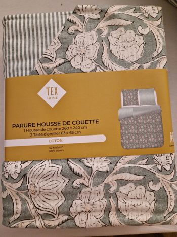 Housse couette 100/ coton