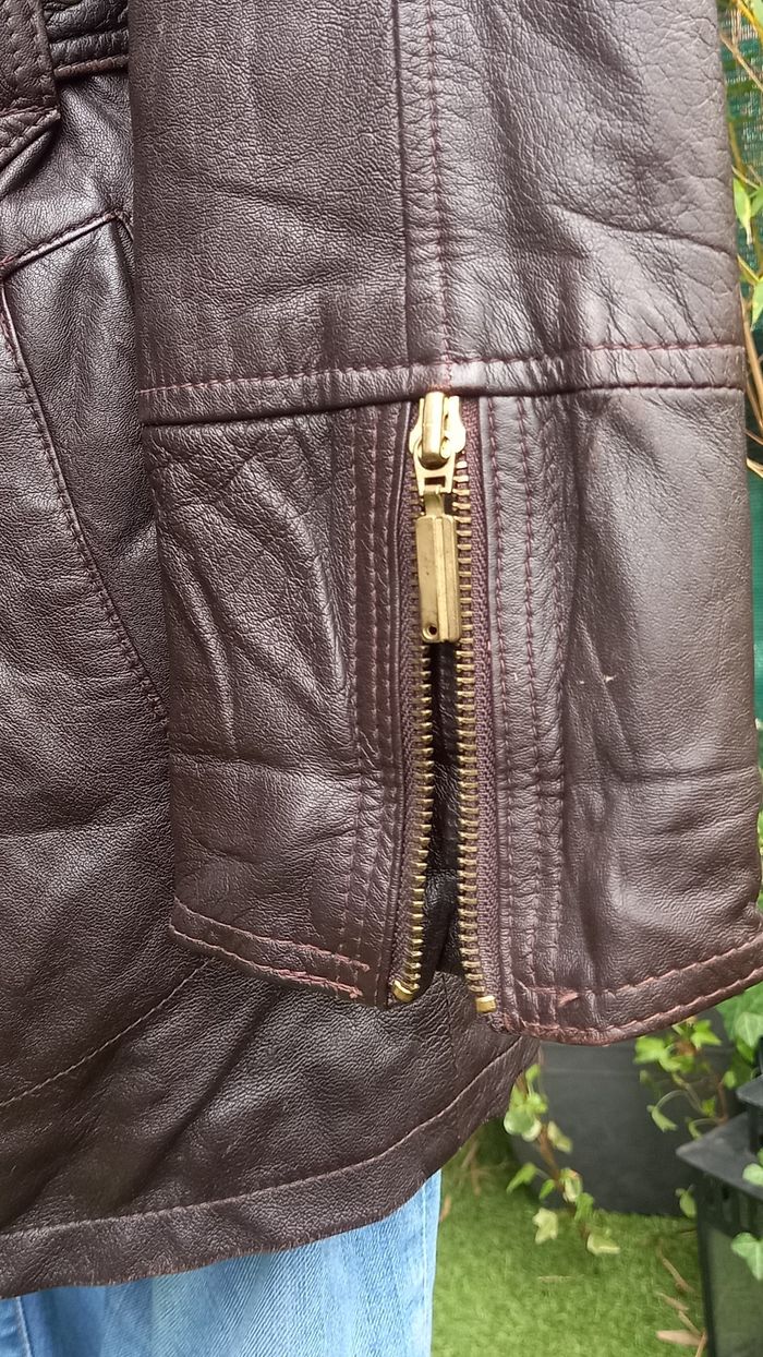 Très belle veste en cuir véritable :Fabiani - photo numéro 9