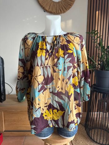 Blouse voile de coton Monoprix