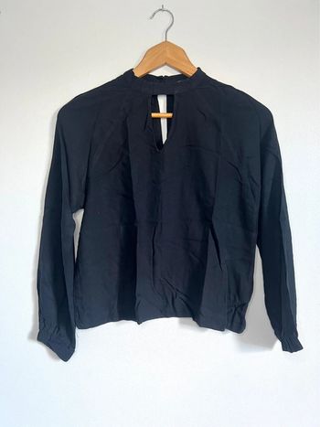 Blouse manches longues Jennyfer noir