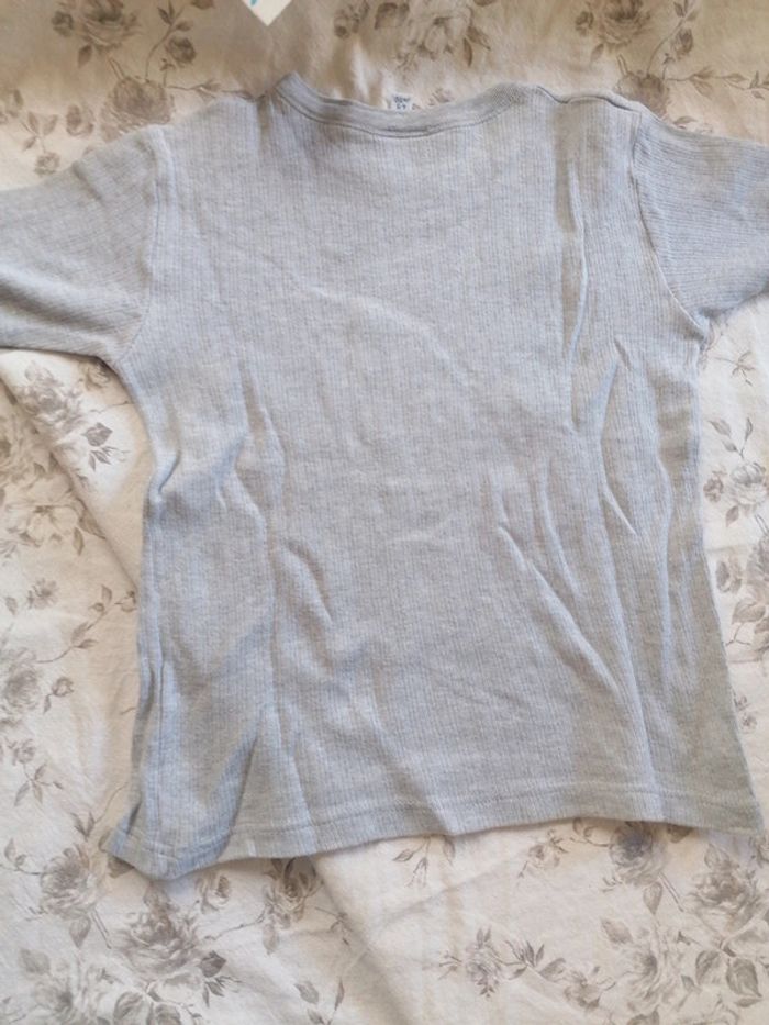 T shirt 5ans coton côtelé ovs - photo numéro 3