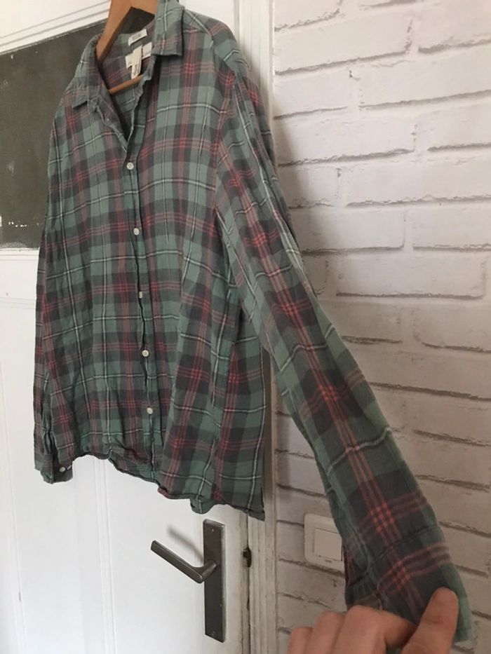 Lot de 2 chemises à carreaux H&M taille L et XL - photo numéro 6