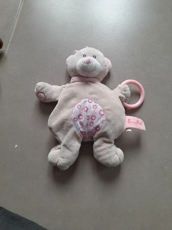 Peluche doudou ours babynat