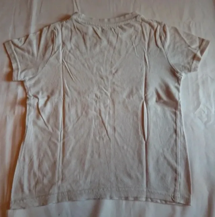 Tee-shirt blanc motif tigre - photo numéro 3