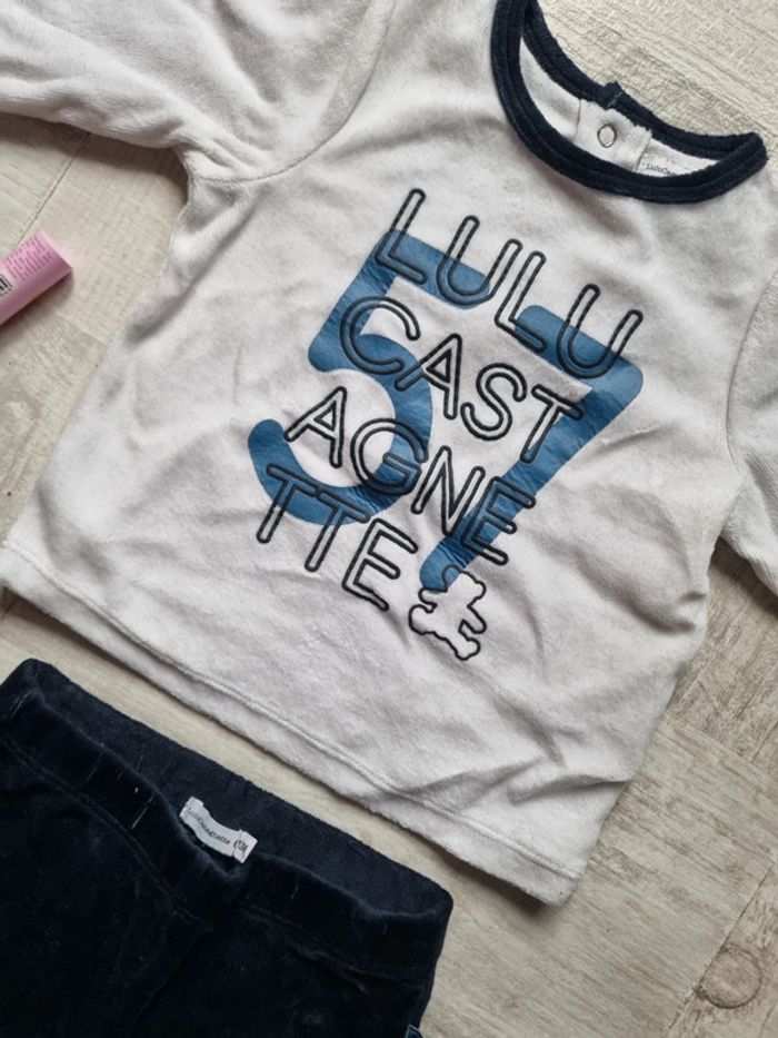 Pyjama 2 pièces lulu castagnette 12 mois - photo numéro 3