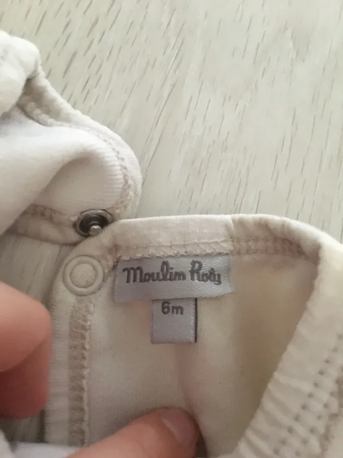 Pyjama velours 6 mois moulin Roty - photo numéro 4