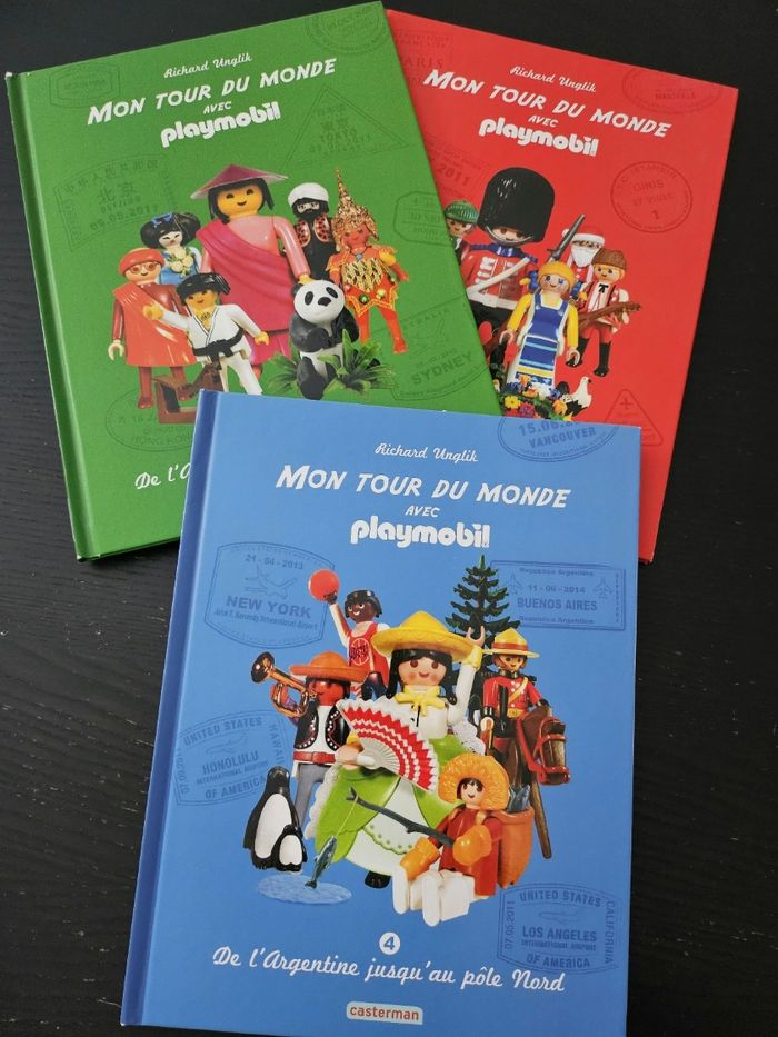 Lot 3livres Playmobil