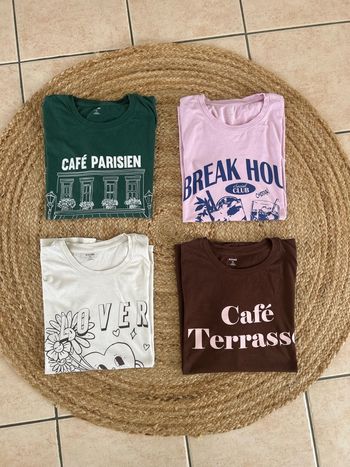 Lot de 4 T-shirt