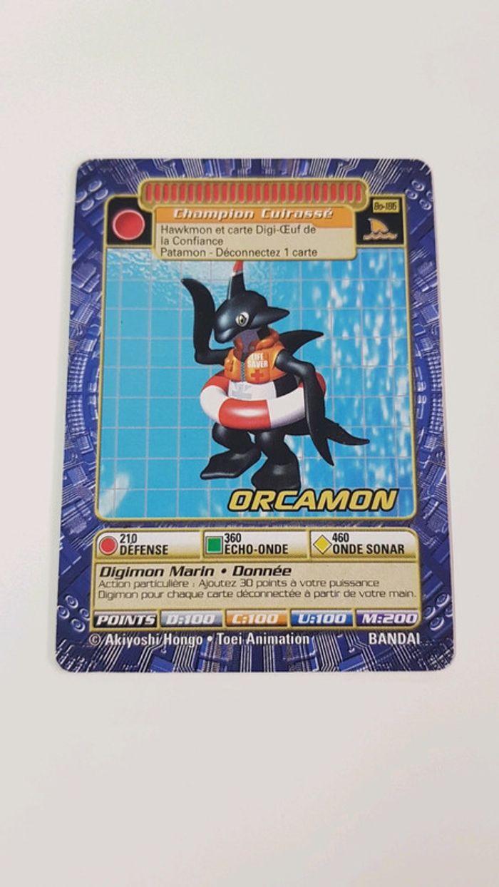 Carte de collection digimon édition 1999 : Orcamon - photo numéro 1