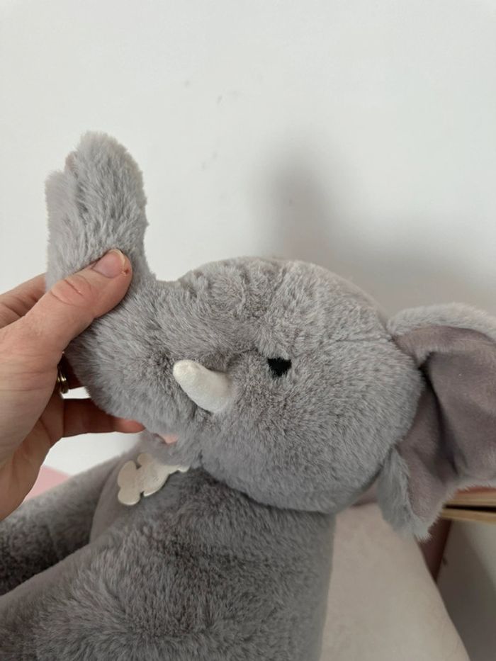 Peluche éléphant 32 cm - photo numéro 7