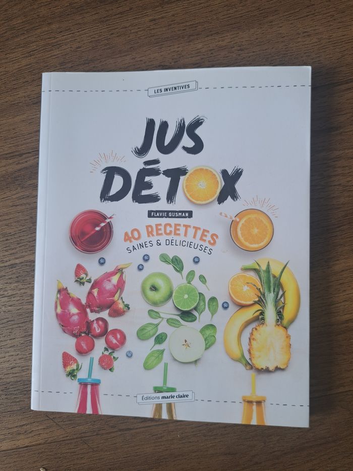 Livre 40 recettes jus detox