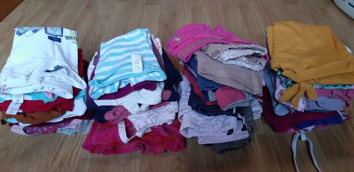 Zak kleding meisje 18m-24m( 45stuks) zomerkleding - photo numéro 4