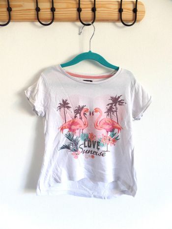 Tee-shirt manches courtes blanc Kiabi 4 ans