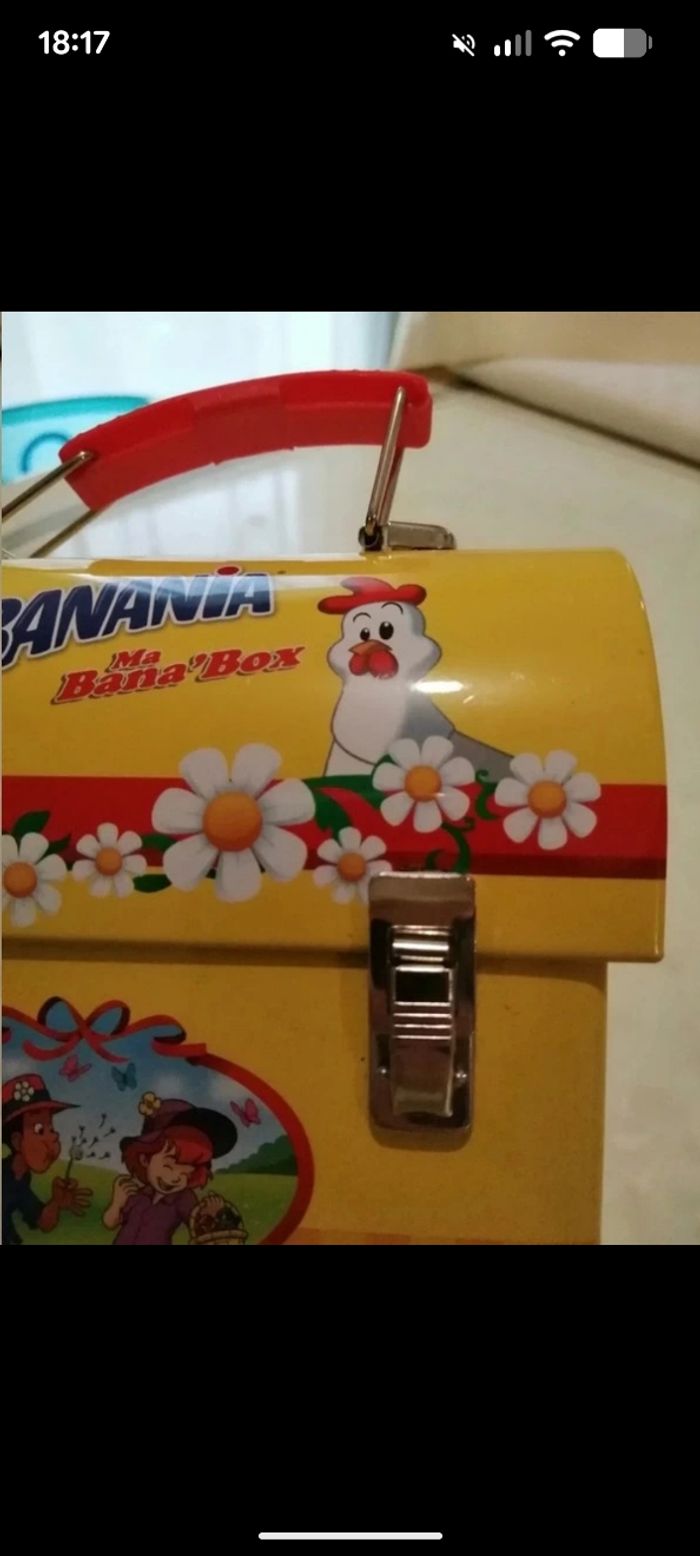 Magnifique valisette  métallique vintage Banania. - photo numéro 8