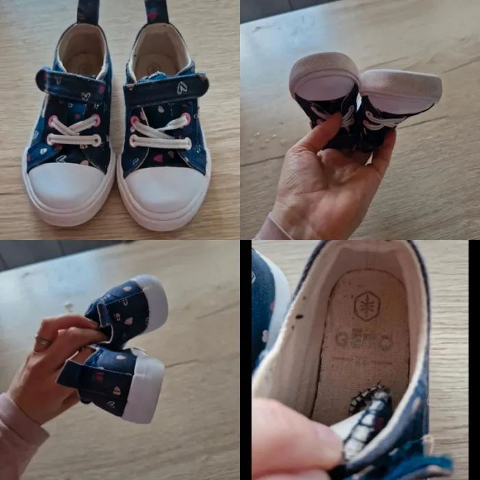 Baskets toiles taille 23 Gemo