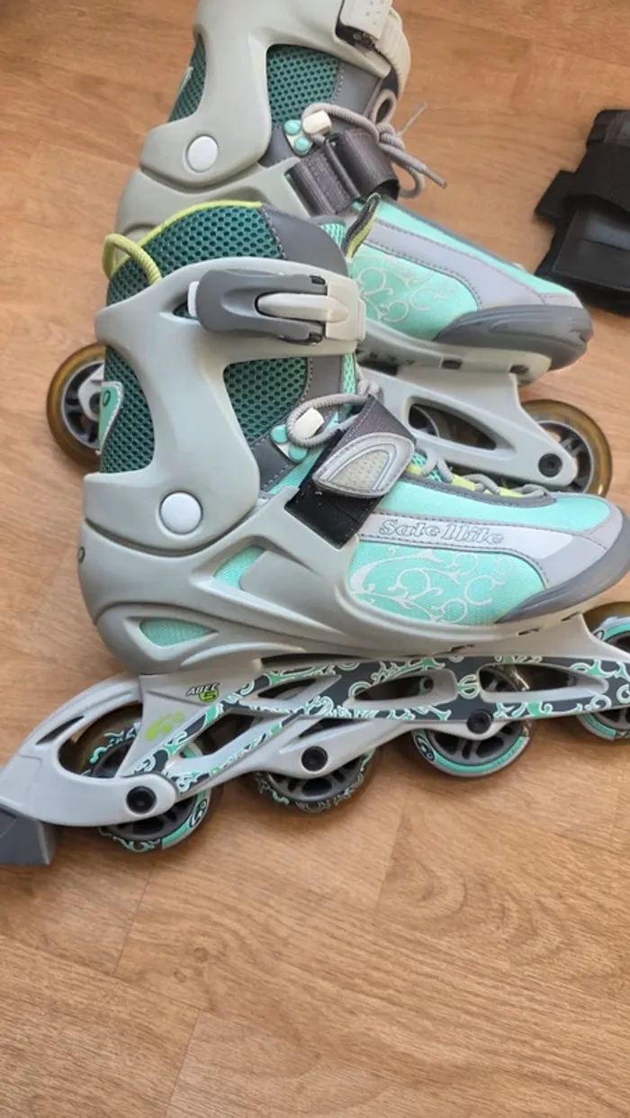 Roller Abec 5 Satellite GO Sport Taille 38 Avec Protections - photo numéro 5
