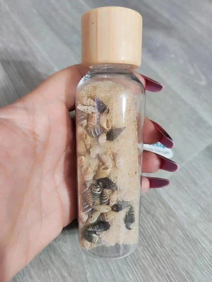 Bouteille sensorielle retour au calme thème plage - photo numéro 3